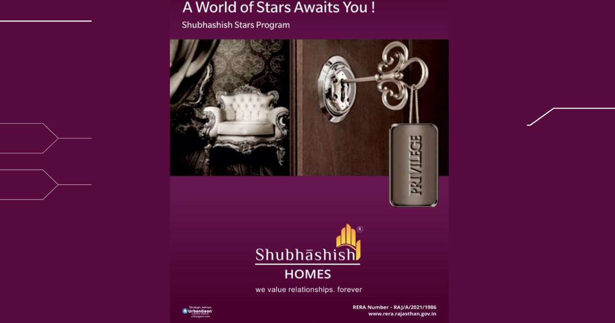 Shubhashish Homes Launches Shubhashish Stars Program For Its Most Loyal Buyers & Tenants